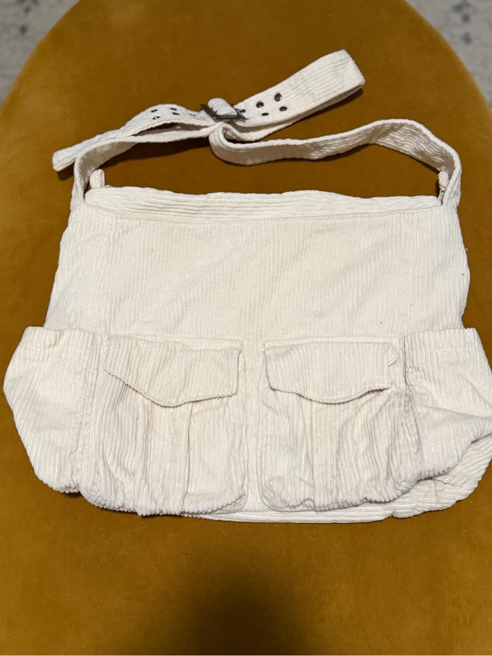 Free People Honeybee Cord Tote Bag